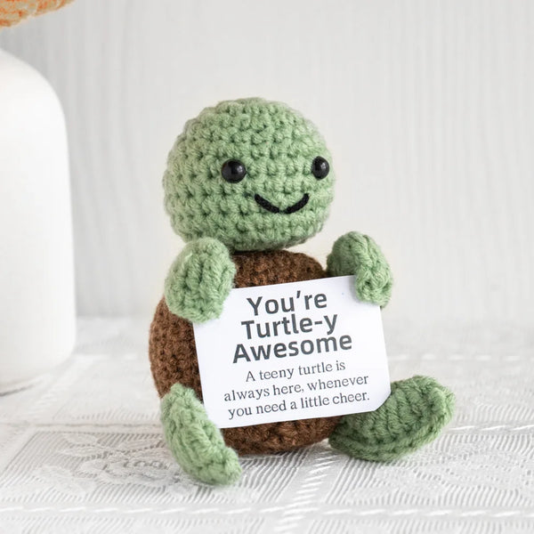 Happy Knit Turtle Buddy